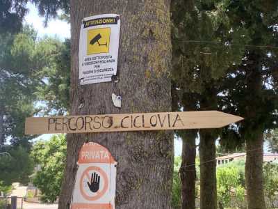 ...e l'altro, subito dietro, invita a proseguire a bordo delle bici